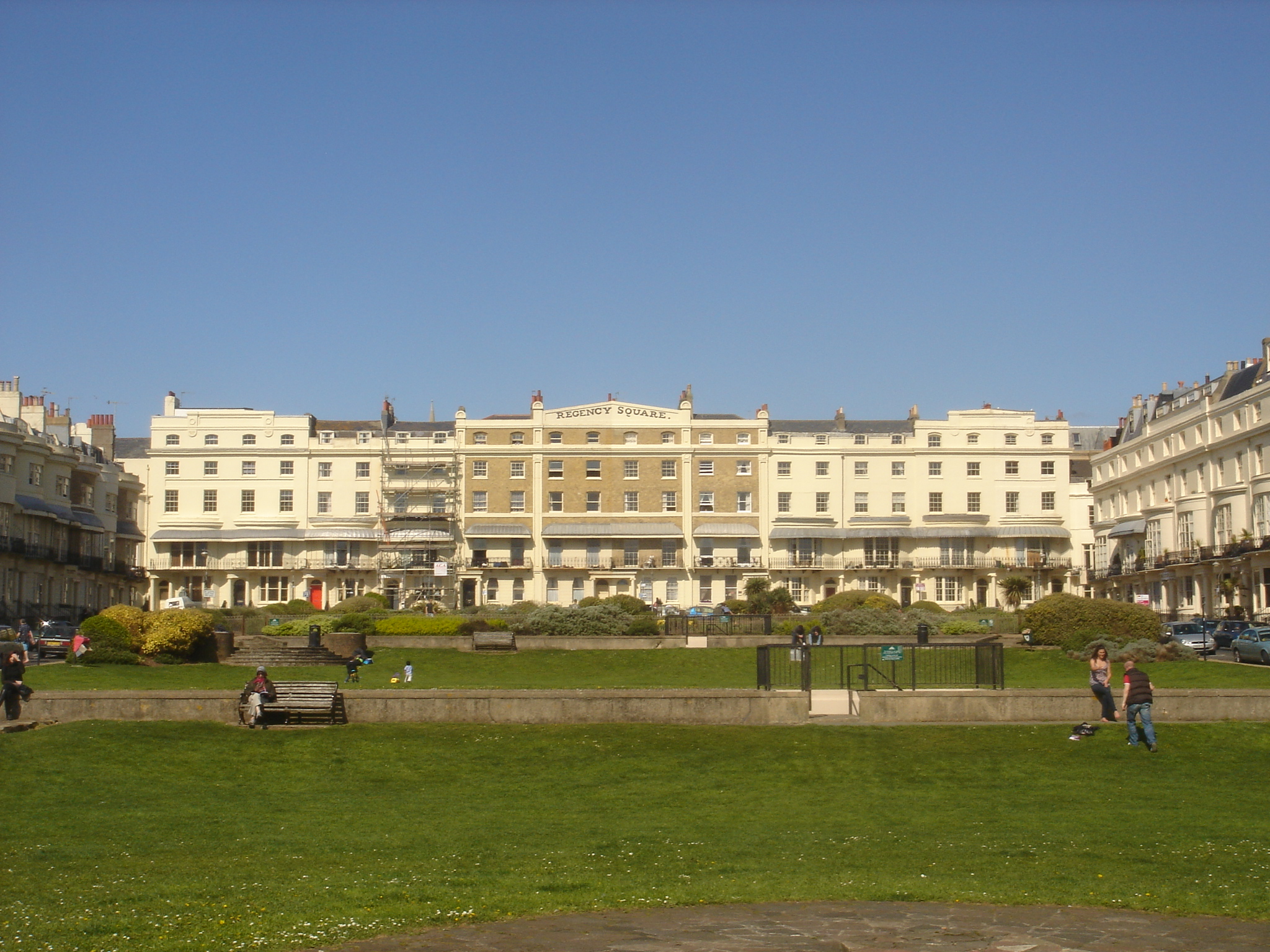Regency Square and the i360 end of the seafront