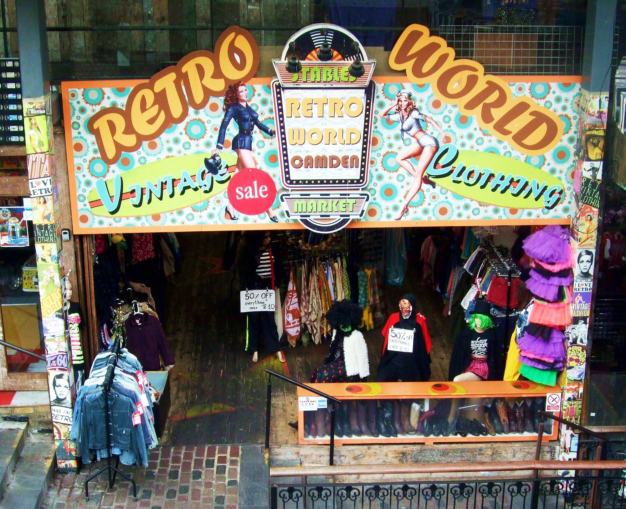 Vintage and record shops in Camden