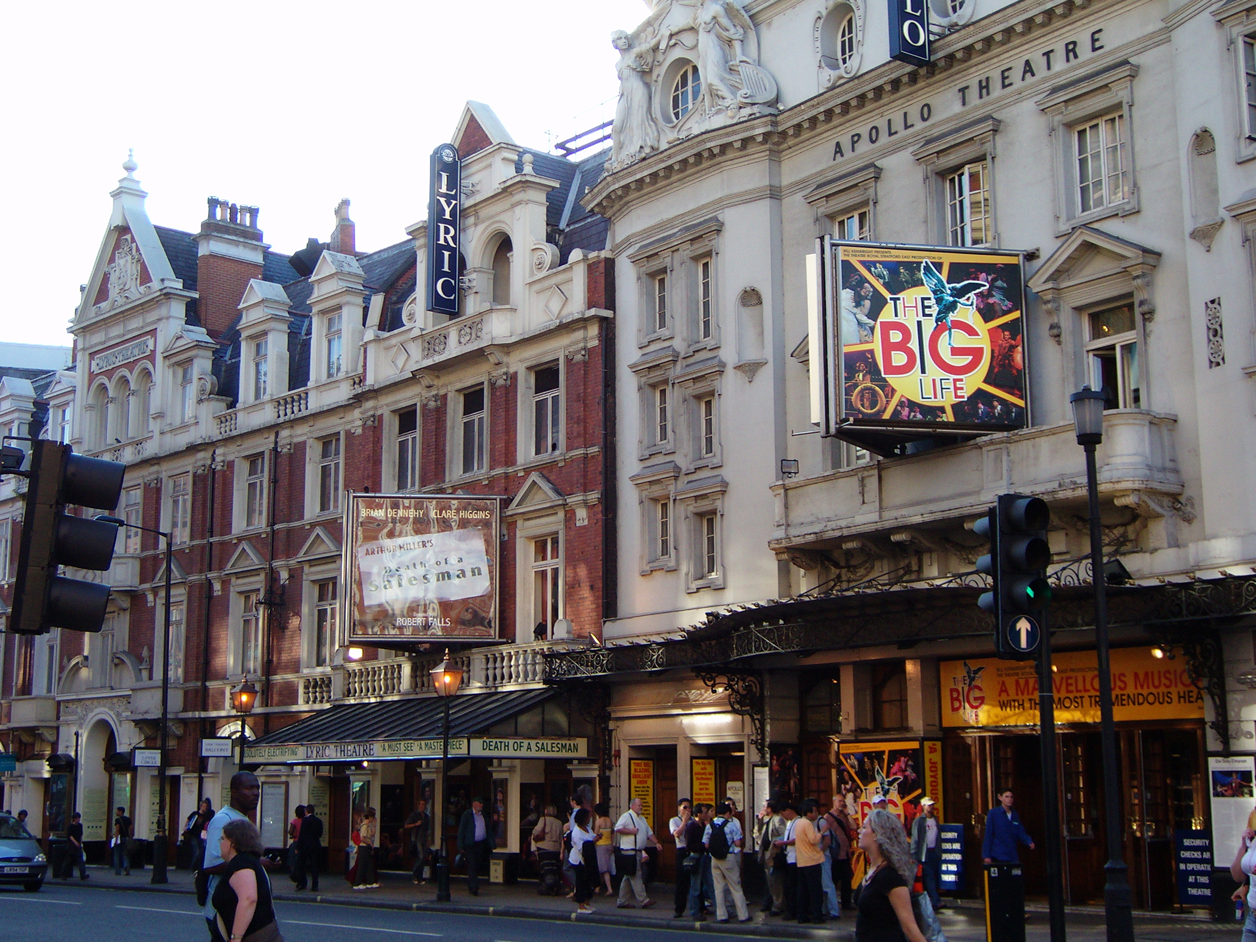 Shaftesbury Avenue theatres, from the Lyric to the Sondheim