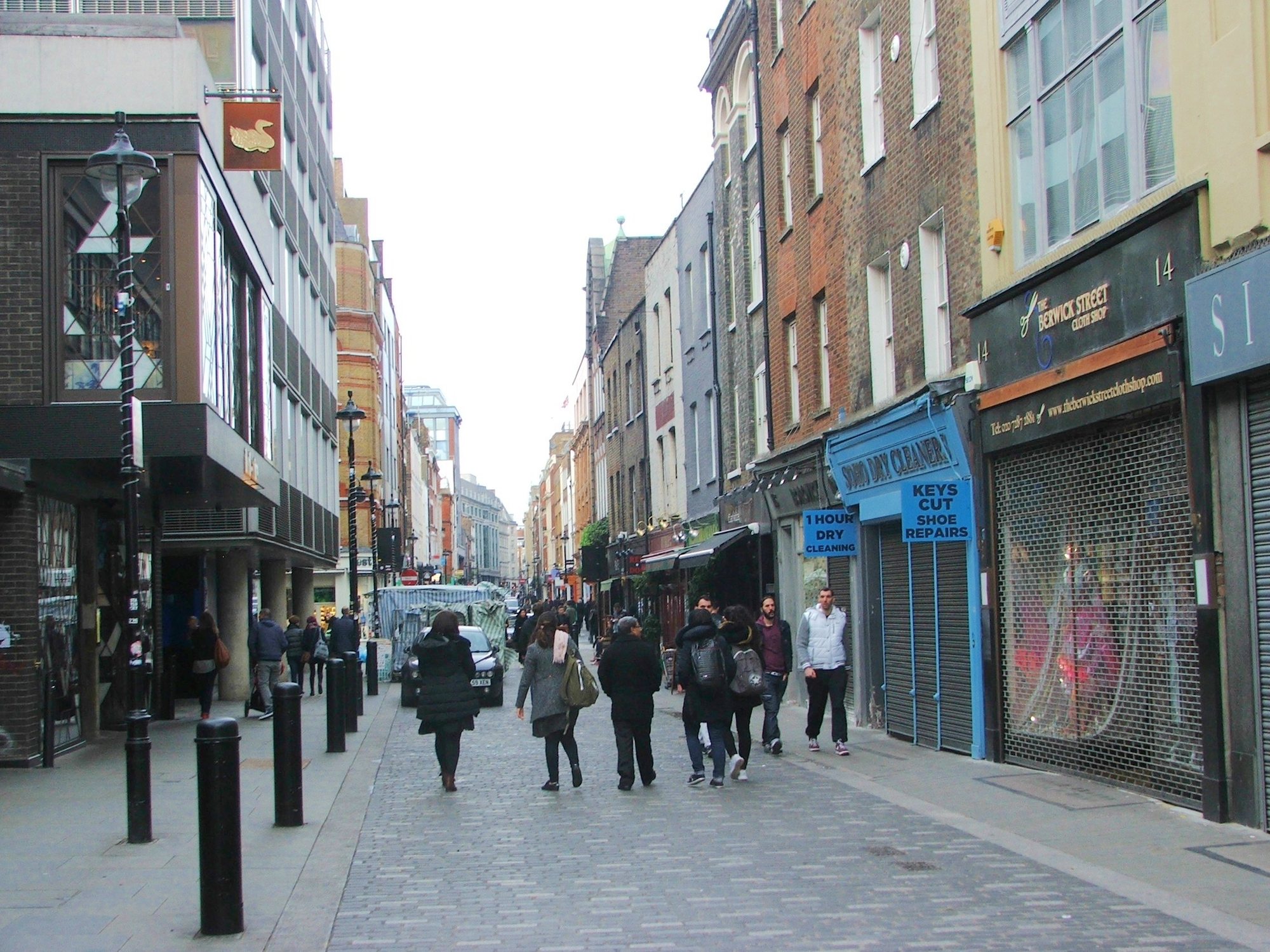 Berwick Street, record shop by record shop